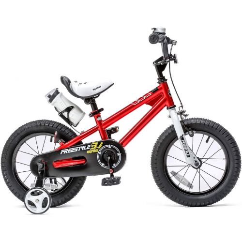  Royalbaby Freestyle Red 14 inch Kids BIke Boys And Girls Bicycle With Training wheels
