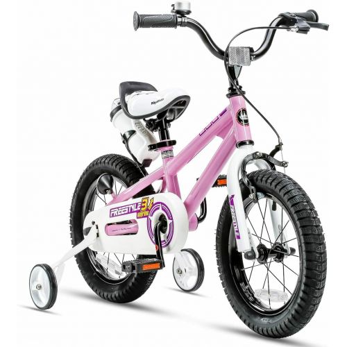  RoyalBaby Freestyle 12 inch Kids Bike Girls Bicycle Pink