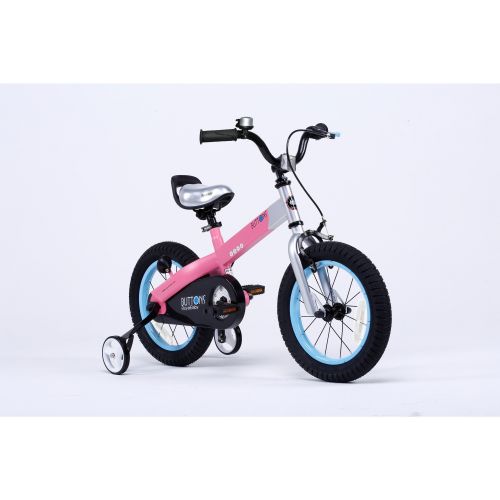  Royalbaby Matte Buttons 14-inch Kids Bike with Training Wheels