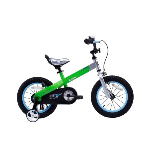  Royalbaby Matte Buttons 14-inch Kids Bike with Training Wheels