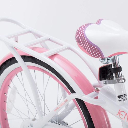  Royalbaby Jenny Girls Bike, 20 inch Wheels, WhitePink