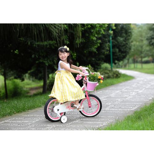  Royalbaby Jenny Girls Bike, 20 inch Wheels, WhitePink