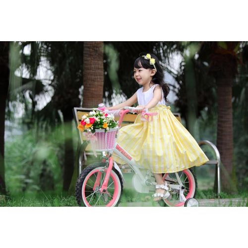  Royalbaby Jenny Girls Bike, 20 inch Wheels, WhitePink