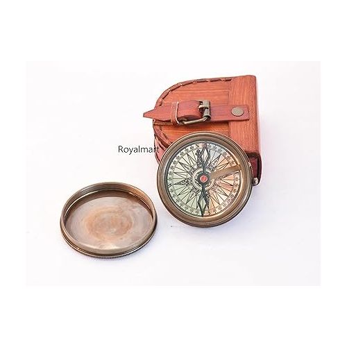  Engraved Compass, to My Husband I Love You, Brass Compass Engraved Gifts for Men, Bronze for Men, Romantic Gifts for Him/Her, Keepsake Gifts for Husband