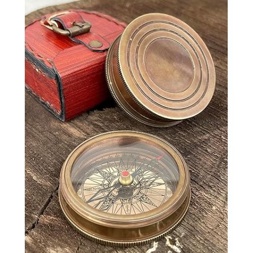  Engraved Compass, to My Husband I Love You, Brass Compass Engraved Gifts for Men, Bronze for Men, Romantic Gifts for Him/Her, Keepsake Gifts for Husband