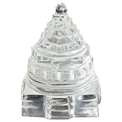  Royalmart 100% Sphatik ShreeShri yantra (300 grams) Crystal Quartz Shree yantram For Lakshmi Pooja