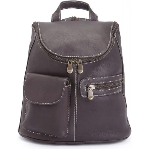  Royce Leather Luxury Tablet Ipad Backpack Handcrafted in Colombian Laptop, Brown, One Size