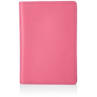 Royce Leather Passport Holder and Travel Document Organizer in Leather, Dark Pink 3