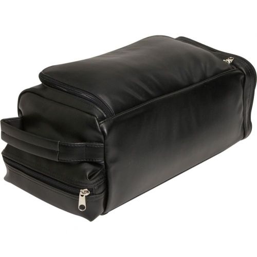  Royce Leather Travel Bag Storage for Shoes, Black