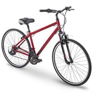 Royce Union 700c RMY Mens 21-Speed Hybrid Comfort Bike, Metallic Red