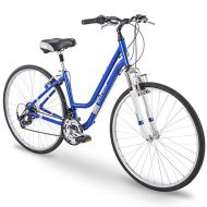 Royce Union 700c RMY Womens 21-Speed Hybrid Comfort Bike, Pearl Blue