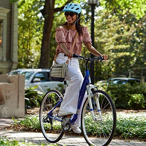  Royce Union 700c RMY Womens 21-Speed Hybrid Comfort Bike, Pearl Blue