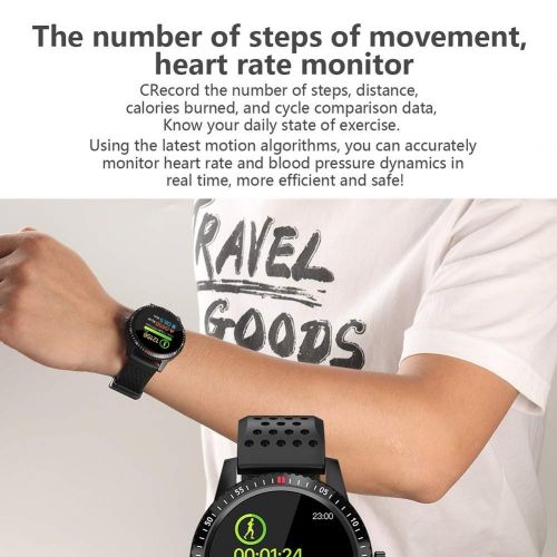  Rsiosle Fitness Tracker, Smart Bracelet with Heart Rate Blood Pressure Sleep Monitor IP67 Waterproof Smart Watch and Activity Tracker for Kids Women Men