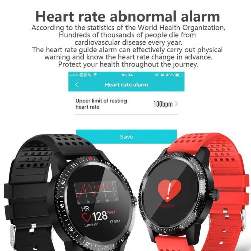  Rsiosle Fitness Tracker, Smart Bracelet with Heart Rate Blood Pressure Sleep Monitor IP67 Waterproof Smart Watch and Activity Tracker for Kids Women Men