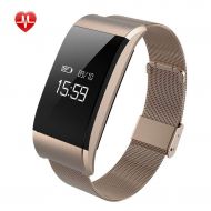 Rsiosle GPS Smart Bracelet Fitness Tracker Heart Rate Monitor Blood Oxygen Detection Blood Pressure Detection Sports Record Bluetooth Waterproof Android/iOS