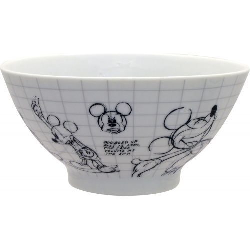  [아마존베스트]Rsquared Disney Sketchbook Mickey Bowl, Set of 4