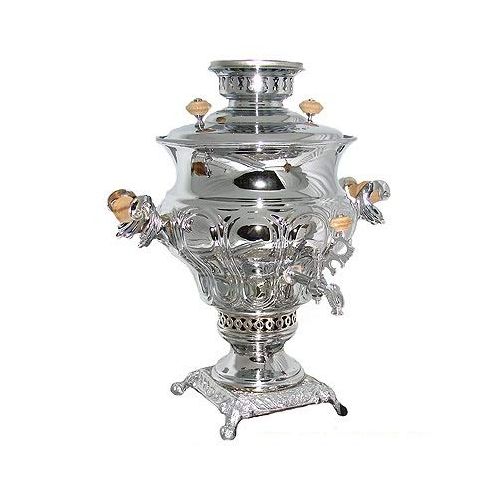  RuPost Steel Coal & Wood Samovar Camp Stove Tea Kettle 6.5L, Samovar from Russia