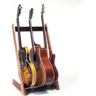 Ruach GR-3 Customisable 3 Way Multi Guitar Rack and Holder for Guitars and Cases - Cherry