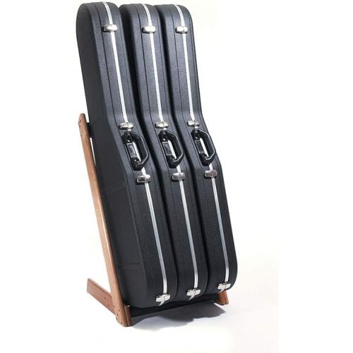  GR-3 Customisable 3 Way Multi Guitar Rack and Holder for Guitars and Cases - Cherry