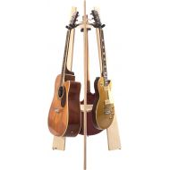 Ruach GR-1 Premium Hardwood 3 Way Multi Guitar Stand Rack - Birch