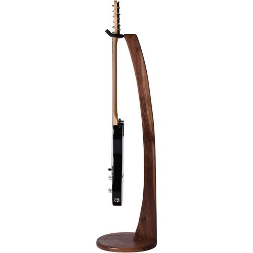  GS-1 Wooden Acoustic and Electric Guitar Stand - Handmade from Walnut