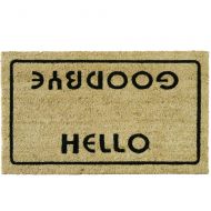Rubber-Cal Hello, Welcome Goodbye Doormat - 18 x 30 inches - Funny Door Mat