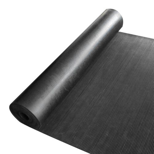  Rubber-Cal Ramp Cleat Non-Slip Outdoor Rubber Mats - 1/8 Thick x 3ft x 4ft Floor Mat