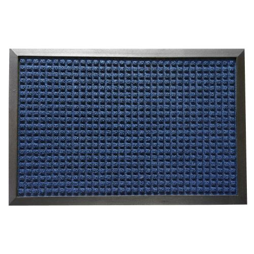  Rubber-Cal 03-200-ZWBLNottingham Rubber Backed Carpet Entry Indoor Doormat, 2 x 3, Blue