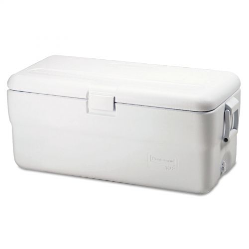  Rubbermaid Marine Series Ice Chest, 102qt, White