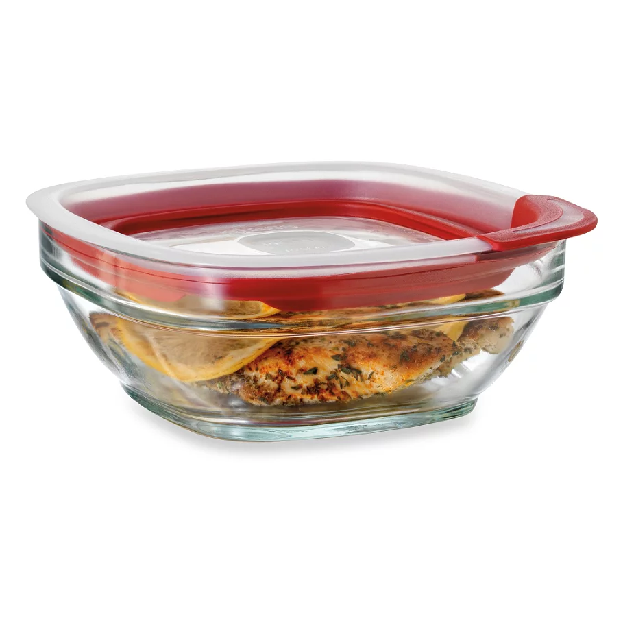  Rubbermaid Glass Food Storage Containers with Easy-Find Lids