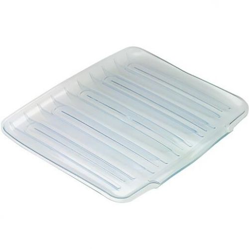  Rubbermaid Home Small Clear Drainer Tray FG1180MACLR Unit: EACH