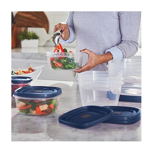  Rubbermaid EasyFindLids Food Storage Containers