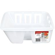 Rubbermaid Antimicrobial in-Sink Dish Drainer, White, Small (FG6049ARWHT)