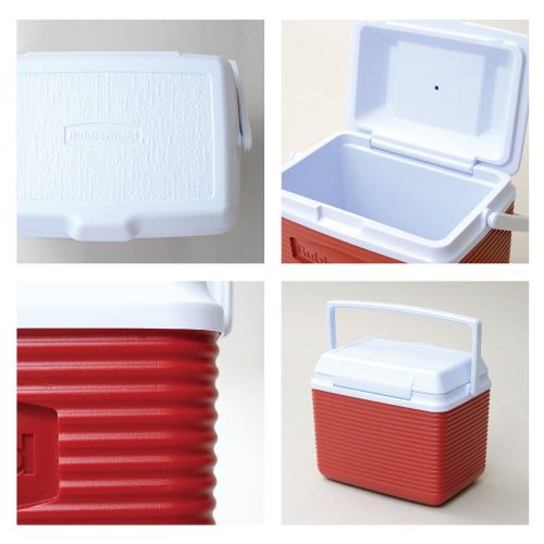  Rubbermaid Cooler, 24 Quart, Red FG2A1304MODRD