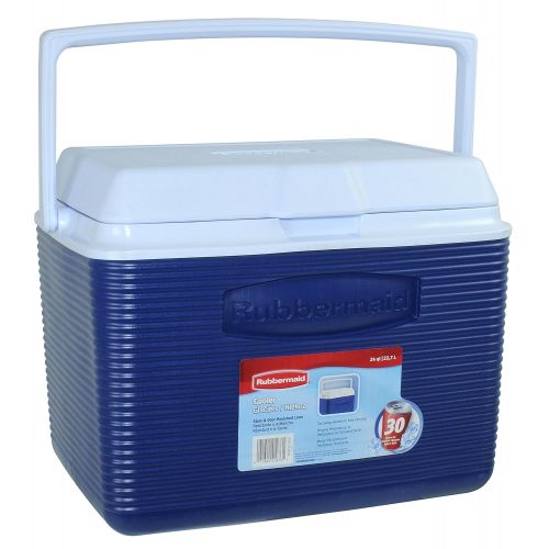  Rubbermaid Cooler, 24 Quart, Red FG2A1304MODRD