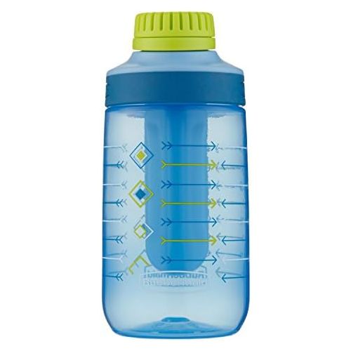  [아마존베스트]Rubbermaid Leak-Proof Chug Kids Water Bottle, Blue Ice Stick, Skinny Arrows