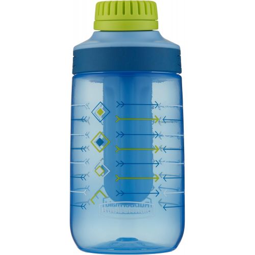  [아마존베스트]Rubbermaid Leak-Proof Chug Kids Water Bottle, Blue Ice Stick, Skinny Arrows