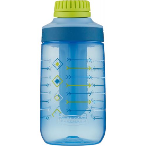  [아마존베스트]Rubbermaid Leak-Proof Chug Kids Water Bottle, Blue Ice Stick, Skinny Arrows