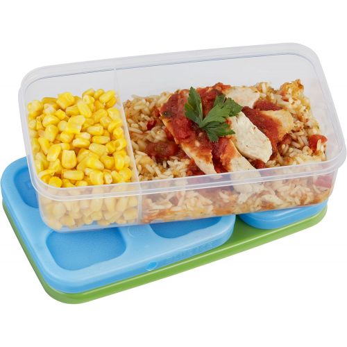  [아마존베스트]Rubbermaid LunchBlox Entree Kit, Green 1806233