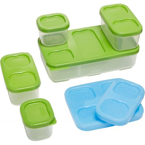  [아마존베스트]Rubbermaid LunchBlox Entree Kit, Green 1806233