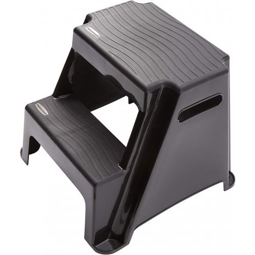  [아마존베스트]Rubbermaid RM-P2 2-Step Molded Plastic Stool with Non-Slip Step Treads 300-Pound Capacity