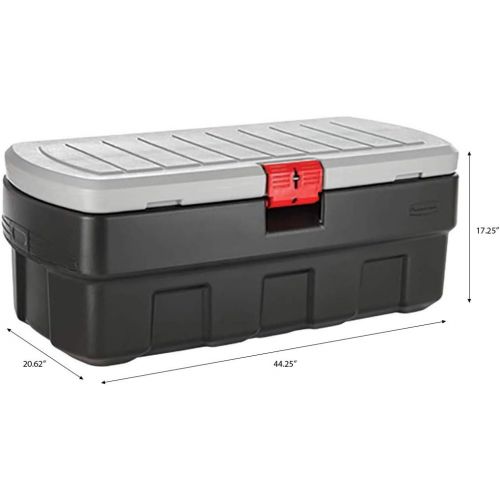  Rubbermaid ActionPacker? 48 Gal Lockable Storage Bin, Industrial, Rugged Large Storage Container with Lid