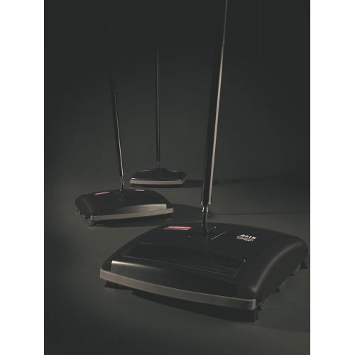  Rubbermaid Commercial Products Rubbermaid Commercial Executive Series Brushless Mechanical Carpet Sweeper, Galvanized Steel, Black, FG421588BLA