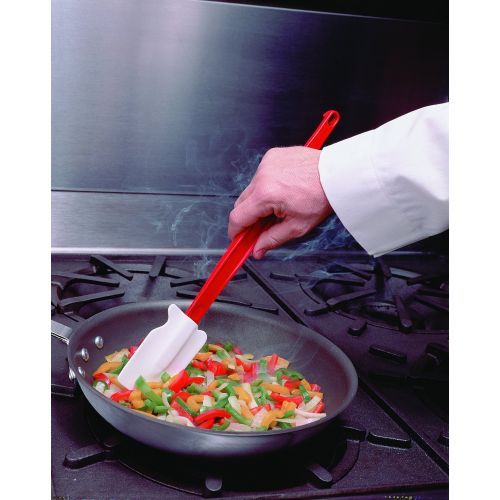  Rubbermaid Commercial High Heat Silicone Spatula, 9.5, Blue Handle, 1981141: Kitchen & Dining