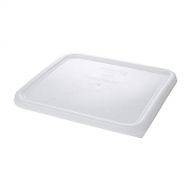 Rubbermaid Commercial Products Large Lid For 12, 18, And 22 Qt. Plastic Space Saving Square Food Storage Container (Fg652300Wht),White