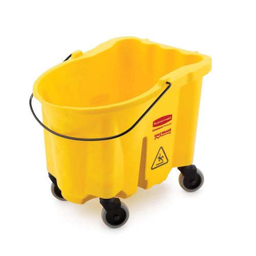  Rubbermaid Commercial Products Rubbermaid Commercial WaveBrake Bucket, 35-Quart Capacity, 20.1-Inch Length x 16-Inch Width x 17.4-Inch Height, Red (FG757088RED)