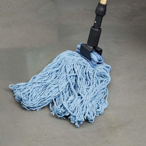  Rubbermaid Commercial Products FGE23800BL00 Universal Headband Blue Blend Mop, 24 oz (Pack of 12)