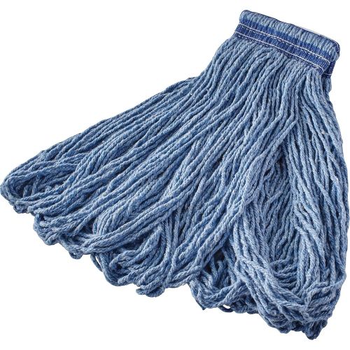  Rubbermaid Commercial Products FGE23800BL00 Universal Headband Blue Blend Mop, 24 oz (Pack of 12)