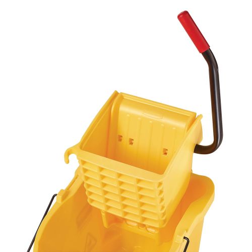  Rubbermaid Commercial Products Rubbermaid Commercial FG612788YEL Side-Press Wringer for 13- to 32-ounceWaveBrake Mop Buckets, Yellow