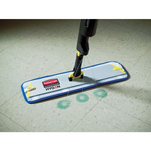  Rubbermaid Commercial Products Rubbermaid Commercial 1835528 Pulse Microfiber Floor Cleaning System, Handle with Single-Sided Mop Frame,